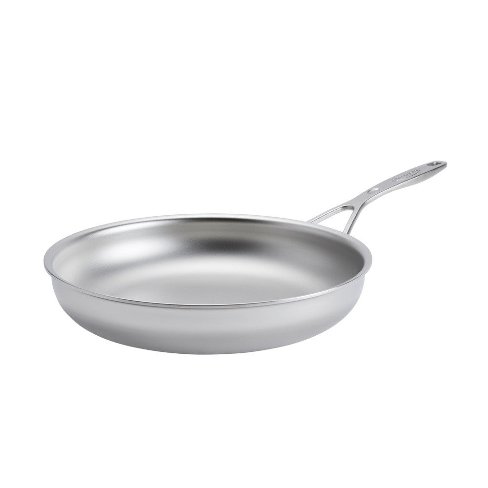 Demeyere Industry NanoTouch Padella Bassa Antiaderente In Acciaio Inox 18/10