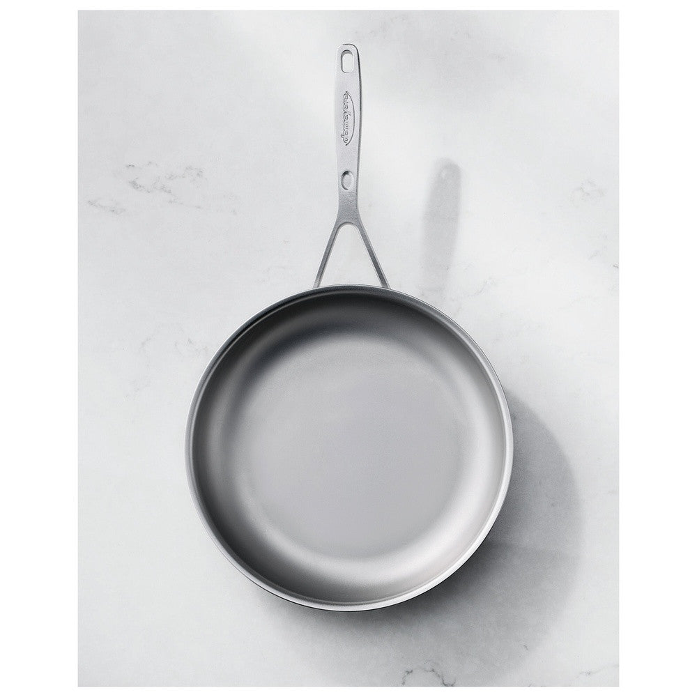Demeyere Industry NanoTouch Padella Bassa Antiaderente In Acciaio Inox 18/10
