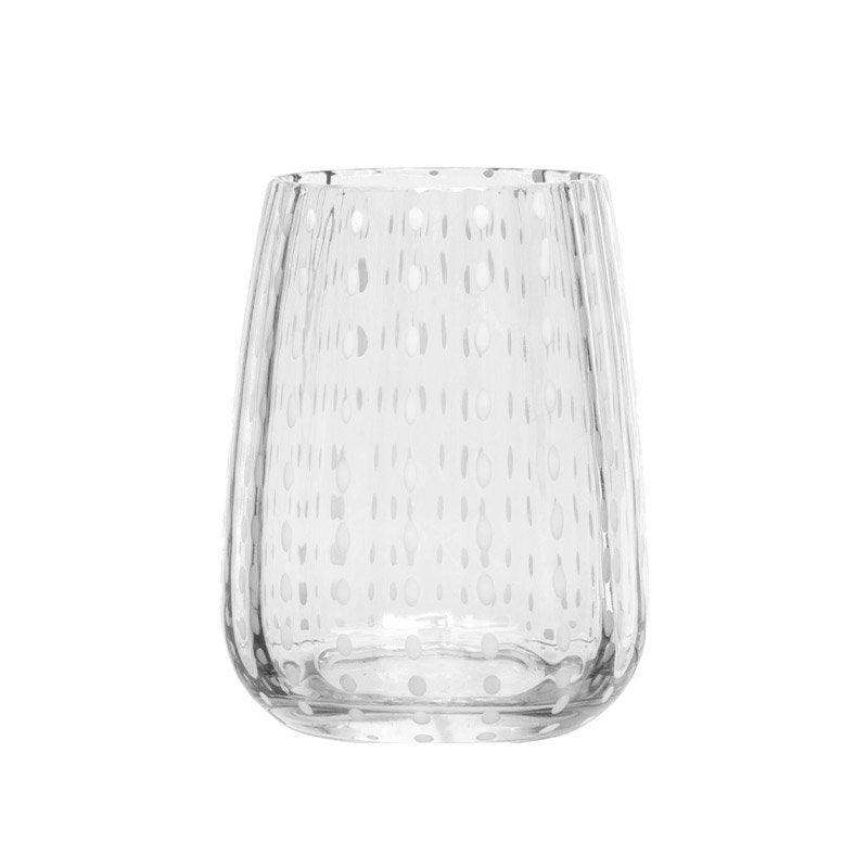 36 Cl Perlage Bicchiere Acqua In Vetro Set 6 Pezzi