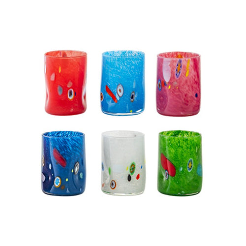 28 Cl I Goti Bicchiere Acqua In Vetro Set 6 Pezzi