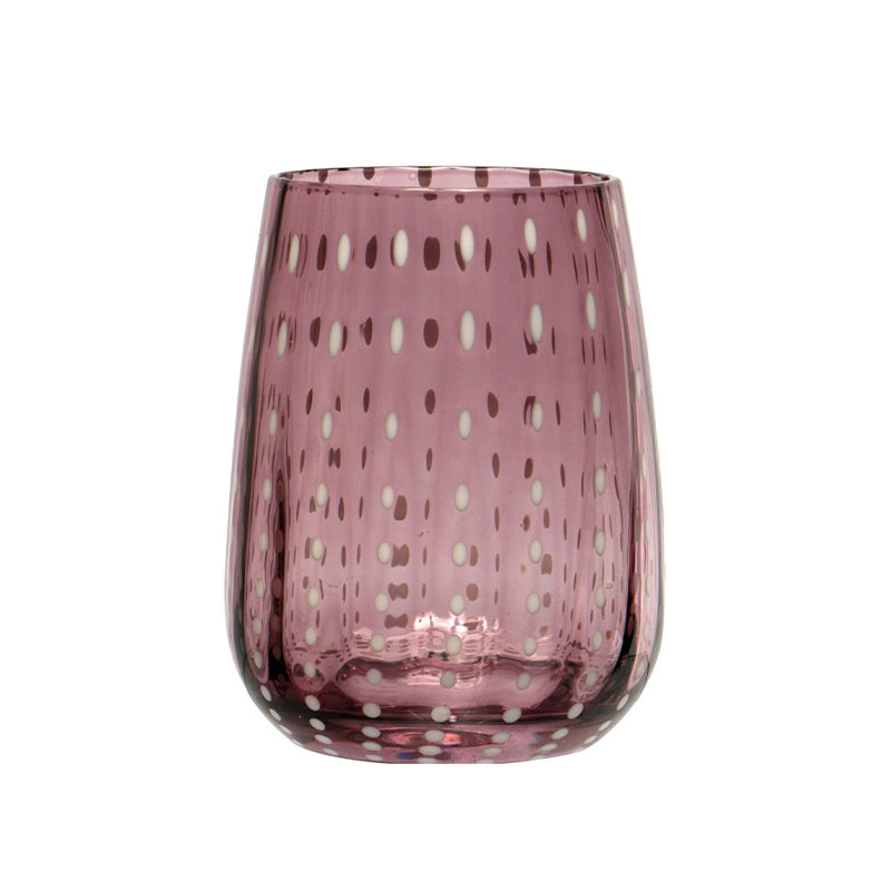 36 Cl Perlage Bicchiere Acqua In Vetro Set 6 Pezzi