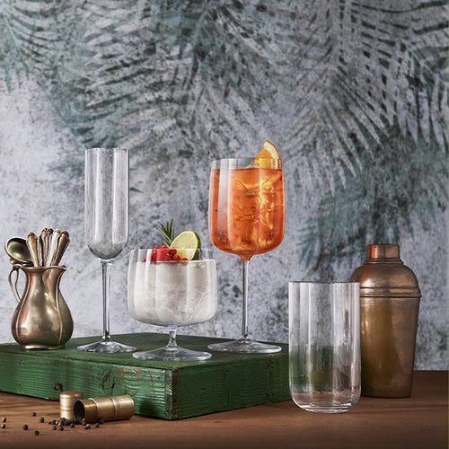 55 Cl Bormioli Luigi Jazz Calice Cocktail In Vetro Set 4 Pezzi