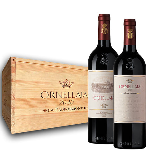 Ornellaia La Proporzione Bolgheri Superiore Doc 2020 Cantina Ornellaia Set 6 Bottiglie In Cassetta Legno
