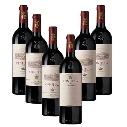 Ornellaia La Proporzione Bolgheri Superiore Doc 2020 Cantina Ornellaia Set 6 Bottiglie In Cassetta Legno