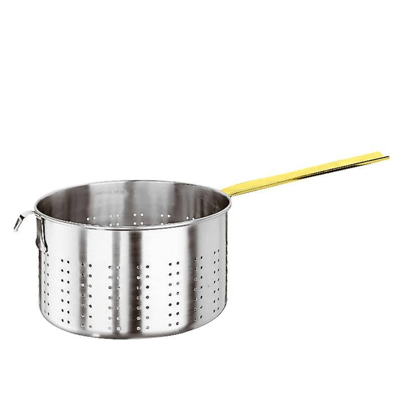 20 cm - Paderno Serie 2000 Colapasta Con Manico  Gluten Free In Acciaio Inox