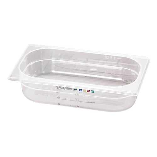 32.5 x 26.5 x H 10 cm - Paderno GN Series 15100 Bacinella GN 1/2 In Polipropilene
