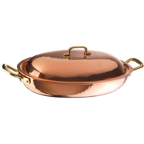 38X26 Cm Paderno Serie 15300 Tegame Ovale In Rame