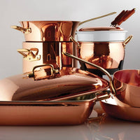 50x18 cm - Paderno Series 12200 Miniature Pesciera Rettangolare In Rame