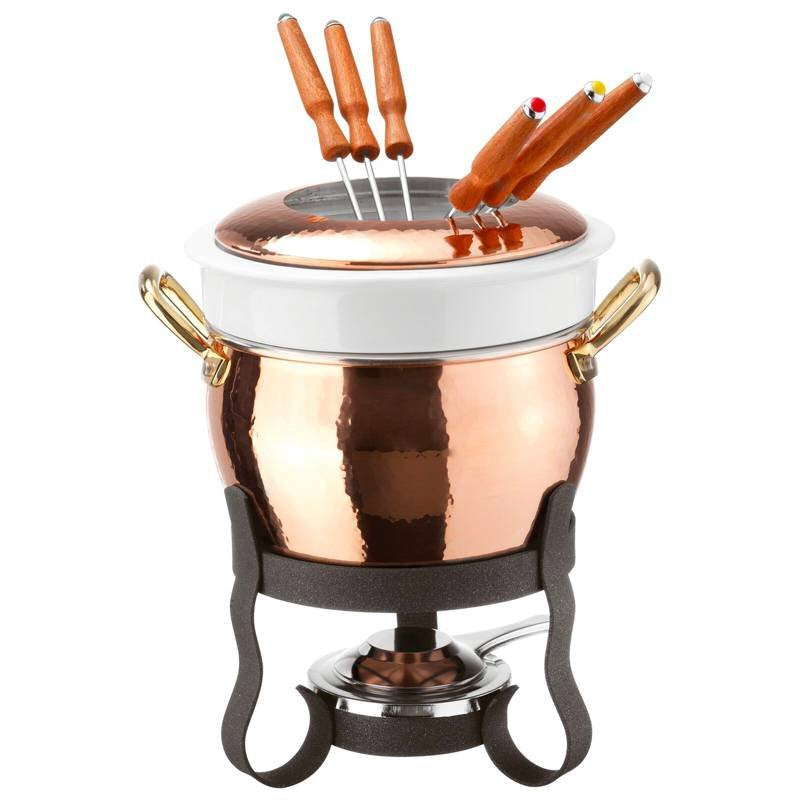 Paderno Serie 15400 Set Fonduta In Rame