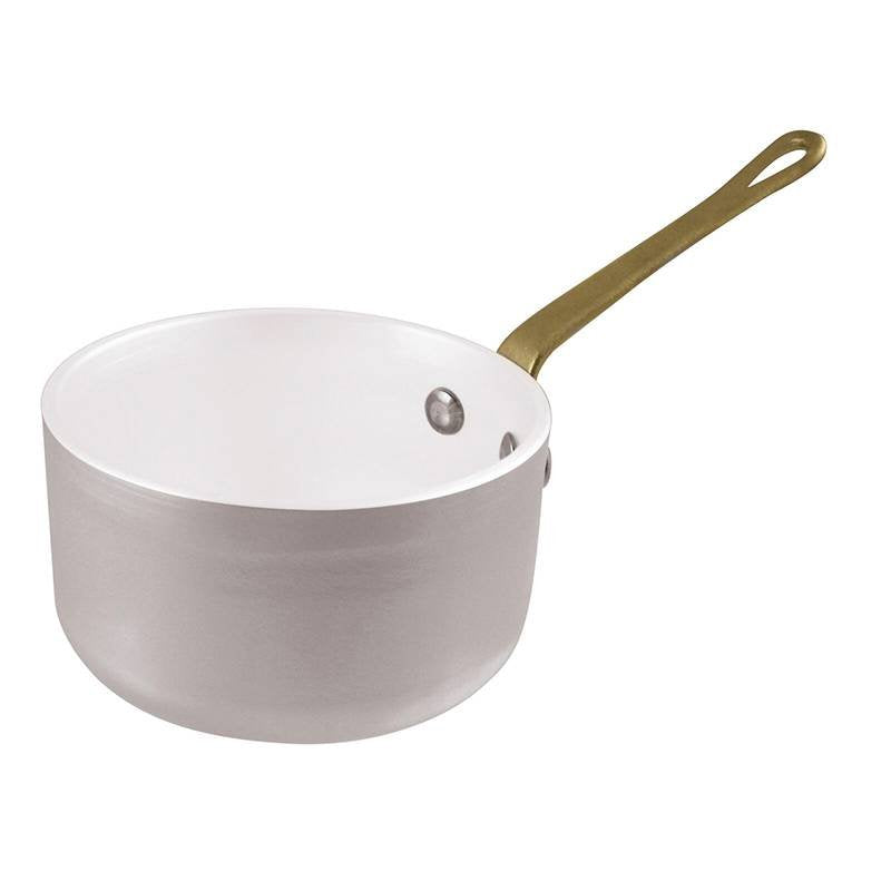 10 Cm Paderno Miniature Mini Casseruola Alta In Alluminio Con Manico In Ottone