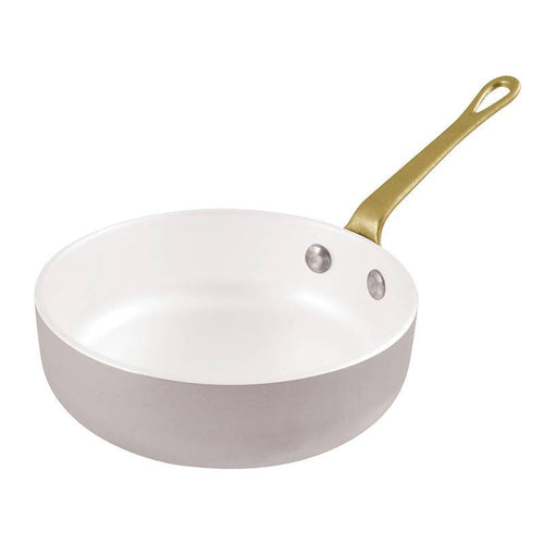 12 Cm Paderno Miniature Mini Padella In Alluminio Con Manico In Ottone