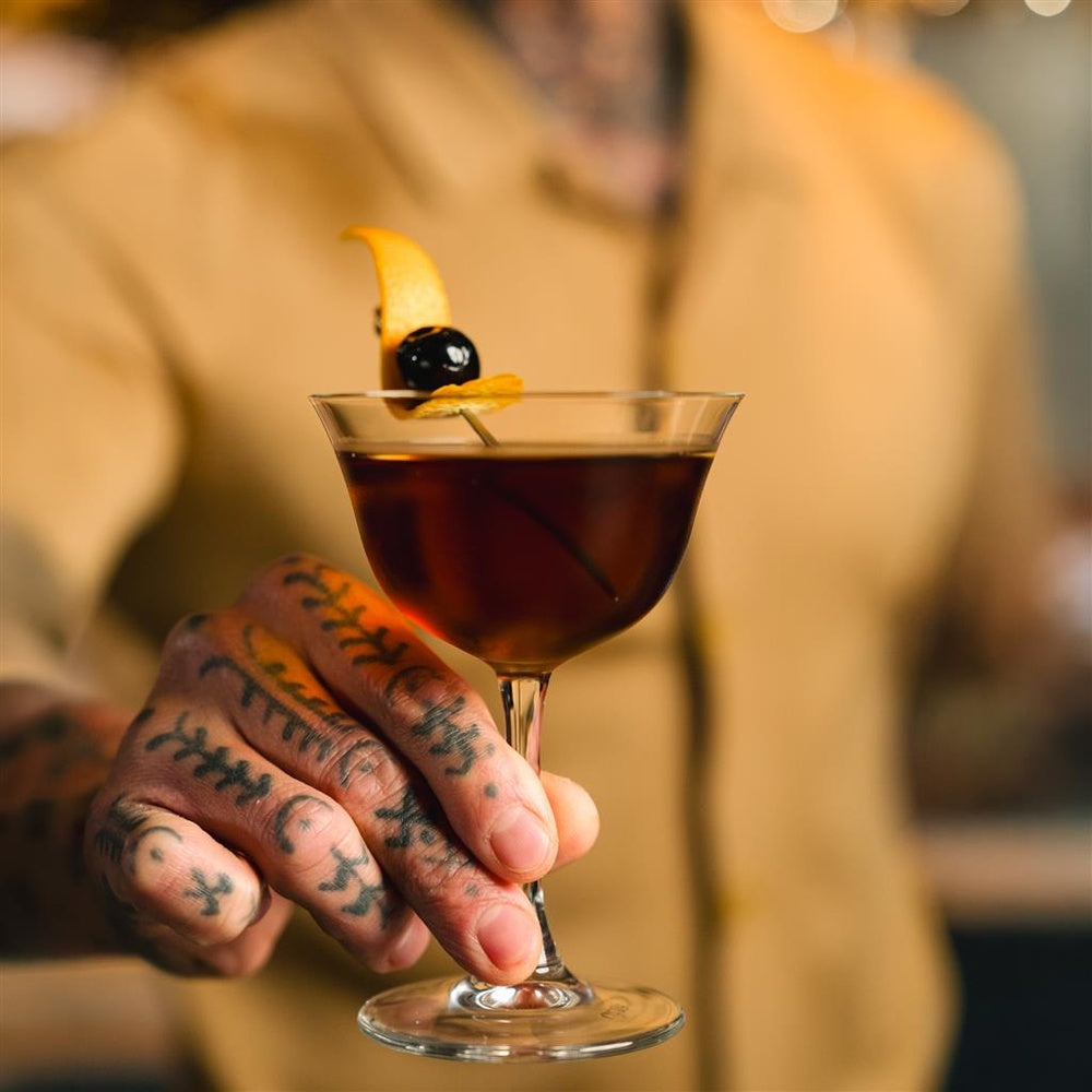 20 cl - Onis Classic Bar Calice Cocktail Coupe In Vetro Set 6 Pz