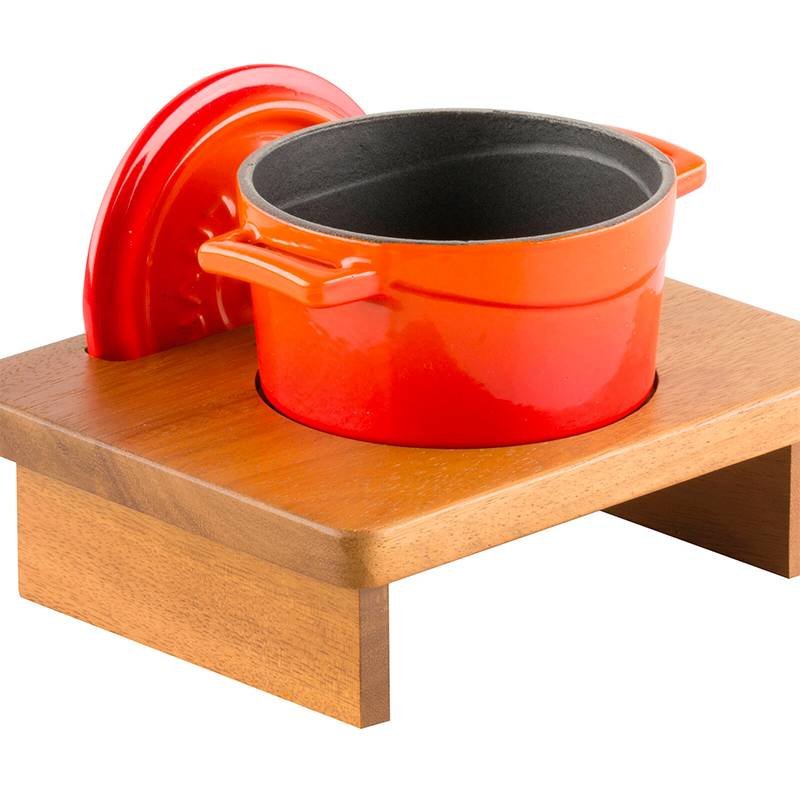 Paderno Supporto Casseruola Per 1 Casseruolina In Legno