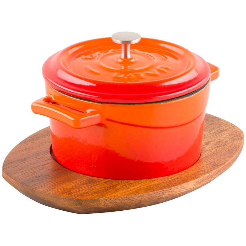 10 Cm Paderno Sottopentola Per Casseruola Rotonda In Legno