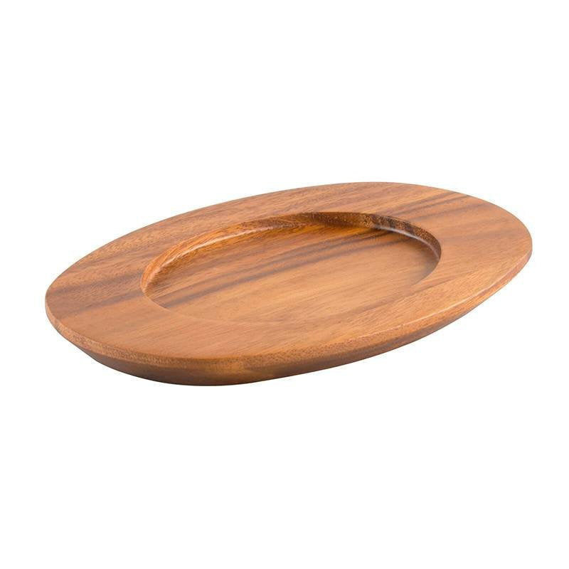 12X9 Cm Paderno Sottopentola Per Casseruola Ovale In Legno