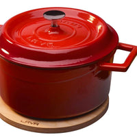 20 Cm Paderno Sottopentola Magnetico Rotondo In Legno