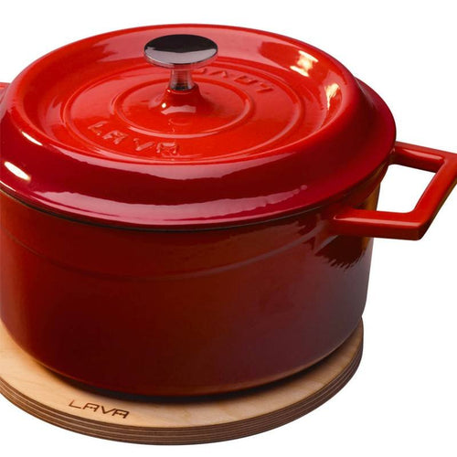 20 Cm Paderno Sottopentola Magnetico Rotondo In Legno