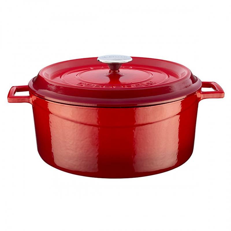 28 Cm Paderno Casseruola Rotonda In Ghisa Smaltata