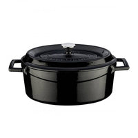 25 Cm Paderno Casseruola Ovale In Ghisa Smaltata