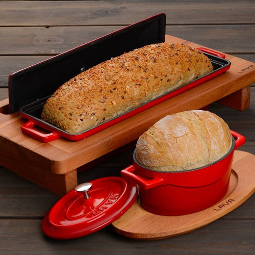 40X26 Cm Paderno Terrina Da Forno Rettangolare In Ghisa Smaltata
