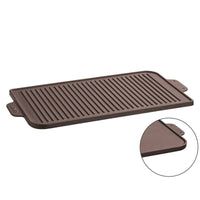 26X47 Cm Paderno Bistecchiera Grill Rettangolare In Ghisa Smaltata Reversibile