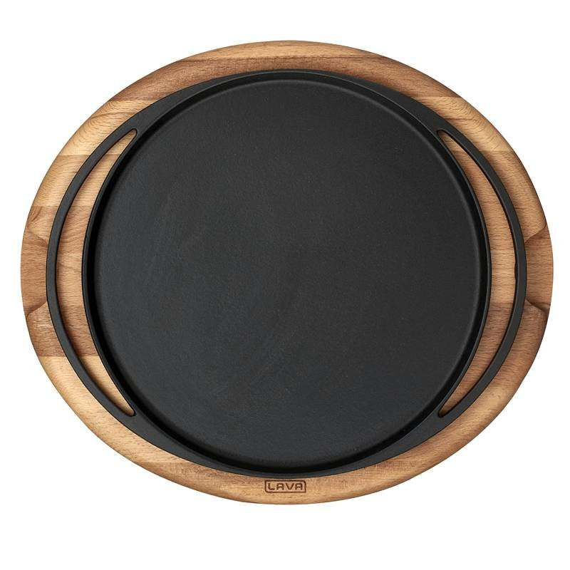 28 Cm Paderno Cast Iron Cookware Piatto Pizza In Ghisa