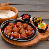 20 Cm Paderno Cast Iron Cookware Piatto In Ghisa Con Supporto In Legno