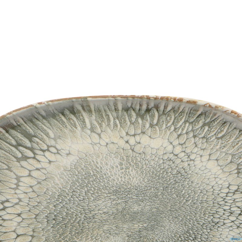 33 Cm Dust Piatto Vassoio Ovale In Stoneware Set 4 Pz