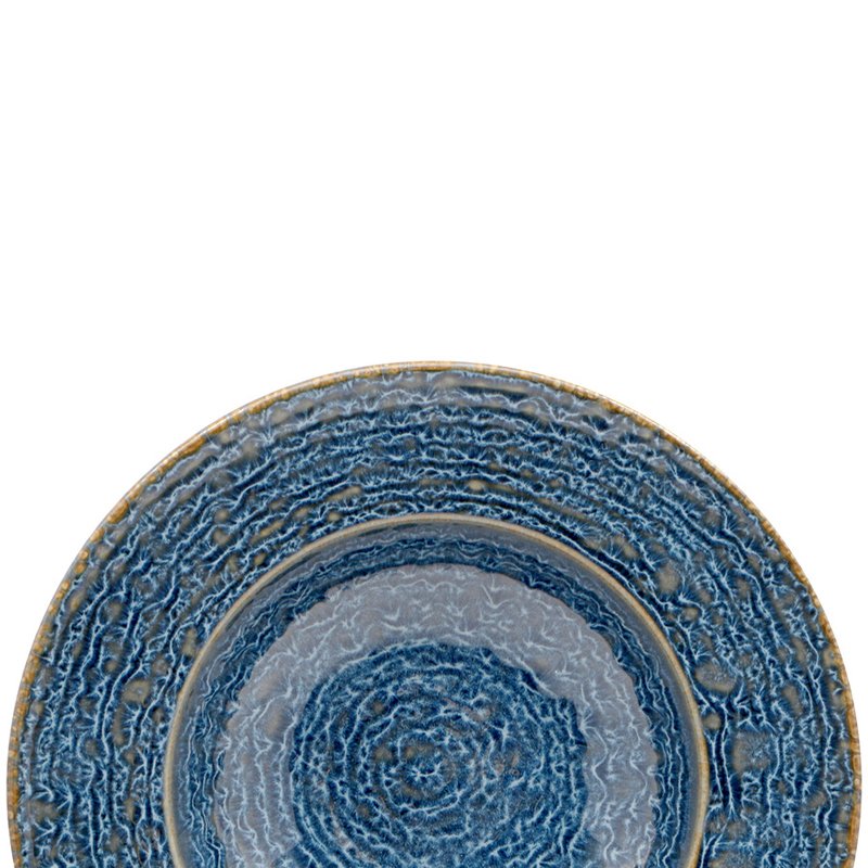 27 Cm Okeanos Piatto Pasta In Stoneware Set 4 Pz