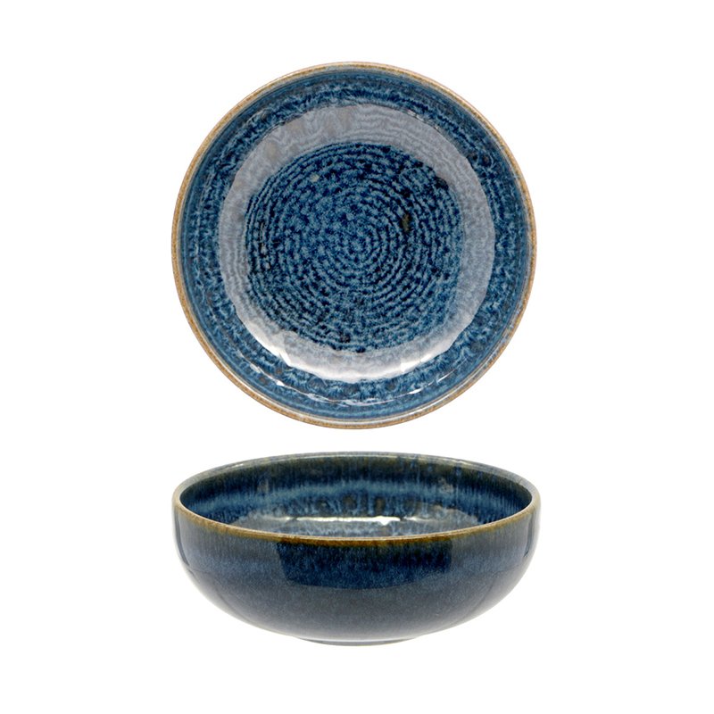 12 5 Cm Okeanos Coppetta In Stoneware Set 4 Pz