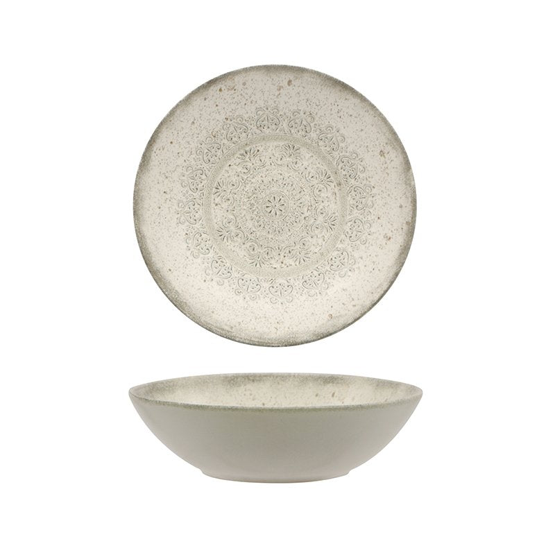 17 Cm Lace Insalatiera In Stoneware Set 4 Pz