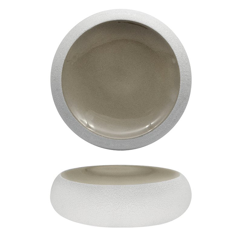 27 Cm Genesys Evo Piatto Presentazione Rotondo In Porcellana Set 2 Pz