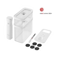 Zwilling Fresh & Save Cube Set Contenitori Sottovuoto Con Pompetta Senza Fili In Plastica - Set 5 Pz