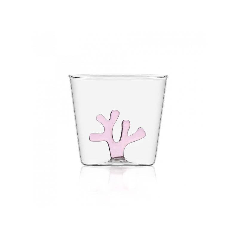 35 Cl Ichendorf Coral Reef Bicchiere Acqua Corallo In Vetro Borosilicato