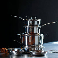 Paderno Series 12200 Casseruola Alta Con Manico In Acciaio Inox 5-Ply