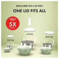 Zwilling Fresh & Save Ciotola Con Coperchio per Sottovuoto In Vetro