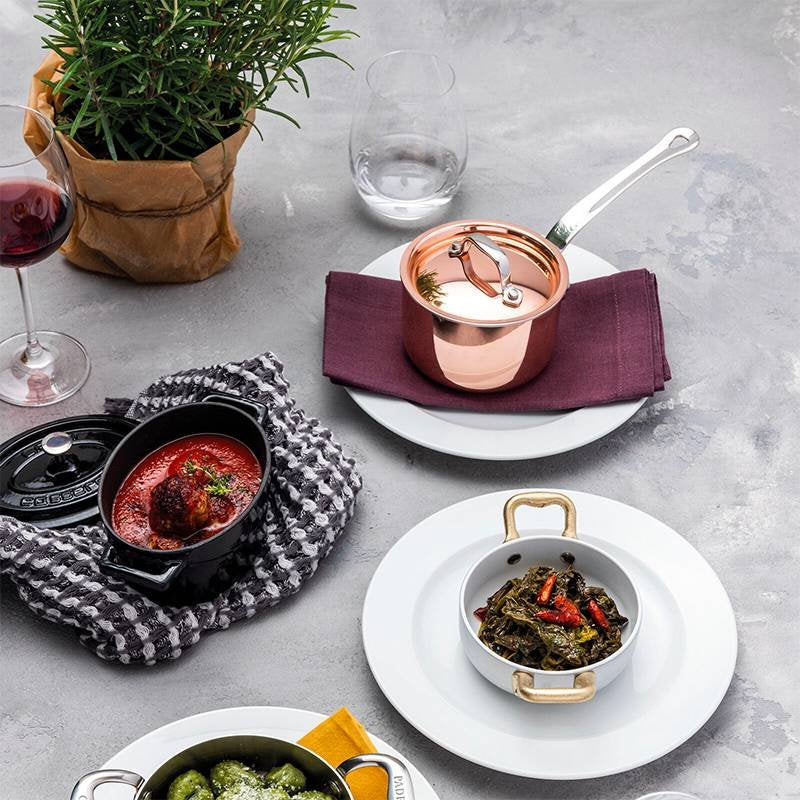 Paderno Serie 15600 Miniature Casseruola Alta Con Manico 3 Ply