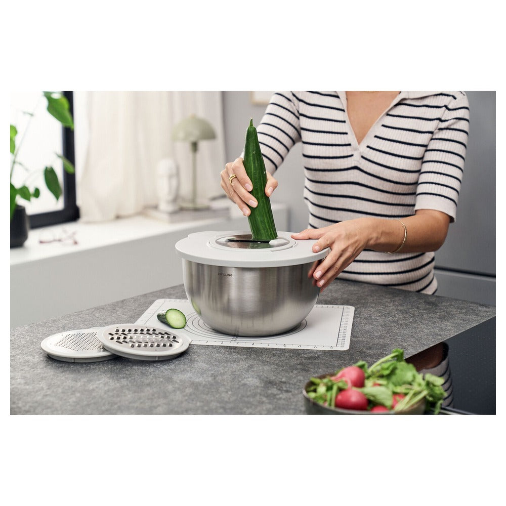 Zwilling Fresh & Save Kit Sottovuoto Con Contenitori In Acciaio e Pompetta Per Sottovuoto - Set 9 Pz