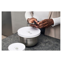 Zwilling Fresh & Save Kit Sottovuoto Con Contenitori In Acciaio e Pompetta Per Sottovuoto - Set 9 Pz