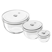 Zwilling Fresh & Save Set Ciotole Con Coperchi per Sottovuoto In Vetro - Set 6 Pz