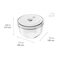 Zwilling Fresh & Save Set Ciotole Con Coperchi per Sottovuoto In Vetro - Set 6 Pz