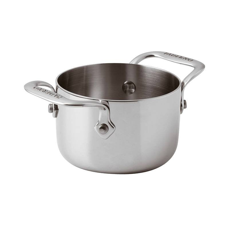 10 cm - Paderno Series 12200 Miniature Casseruola Alta In Acciaio Inox