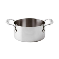 10 cm - Paderno Series 12200 Miniature Casseruola Bassa In Acciaio Inox