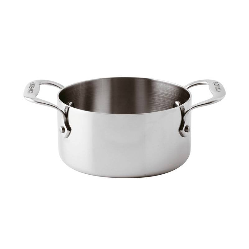 10 cm - Paderno Series 12200 Miniature Casseruola Bassa In Acciaio Inox