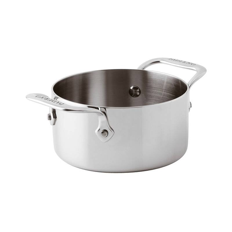 10 cm - Paderno Series 12200 Miniature Casseruola Bassa In Acciaio Inox