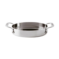 17x13 cm - Paderno Series 12200 Miniature Tegamino Ovale In Acciaio Inox