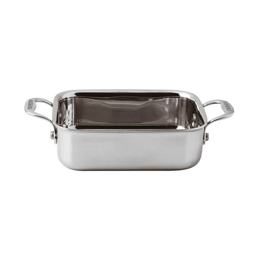 12x10 cm - Paderno Series 12200 Miniature Tegamino Rettangolare In Acciaio Inox