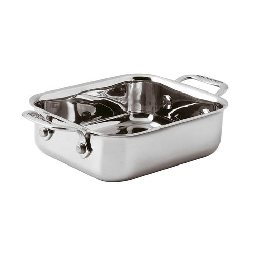 12x10 cm - Paderno Series 12200 Miniature Tegamino Rettangolare In Acciaio Inox