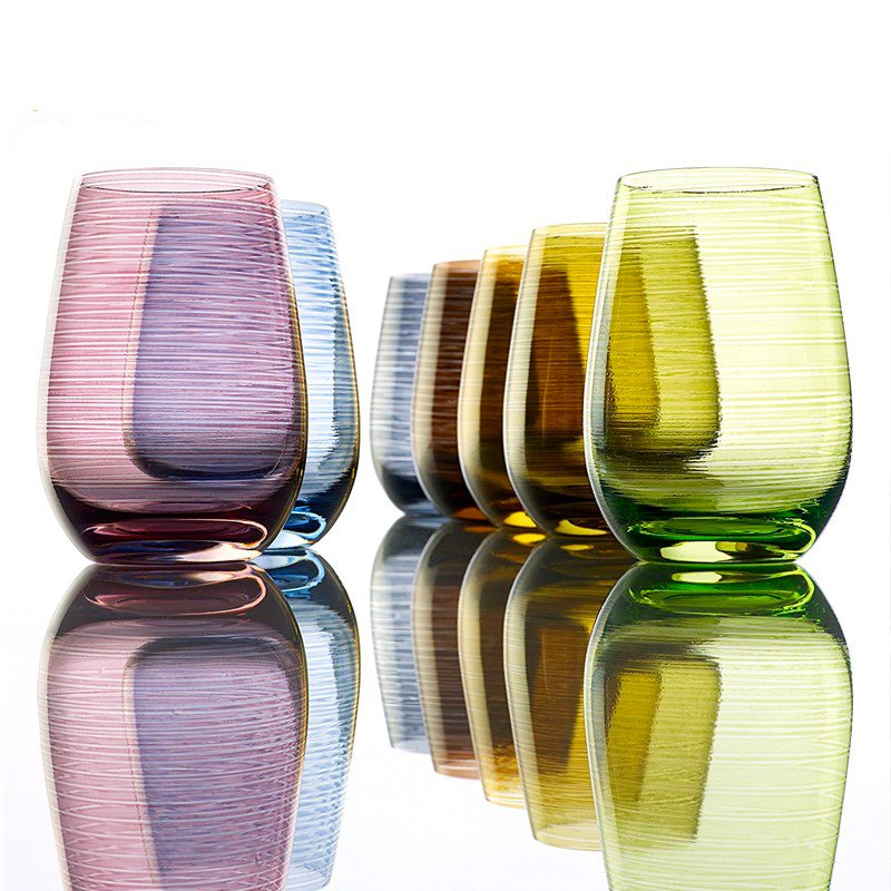 46 5 Cl Stolzle Lausitz Twister Bicchiere Bibita In Vetro Set 6 Pezzi