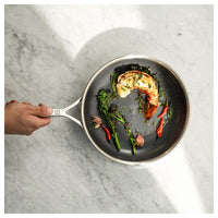 Zwilling Peak Padella Bassa Antiaderente In Acciaio Inox Con Rivestimento Ceraforce Hycoat